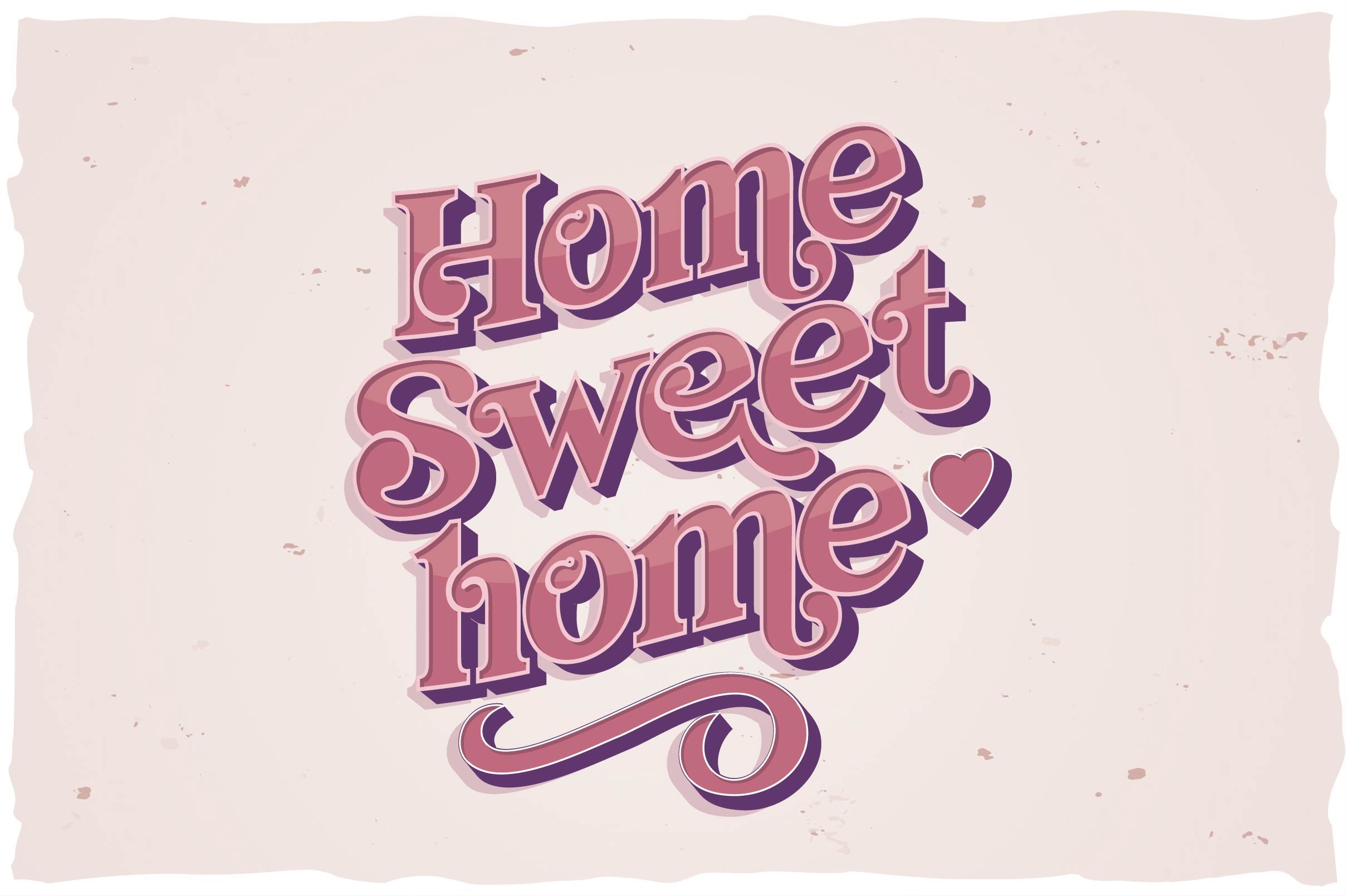 Пример шрифта Sweet Home #4